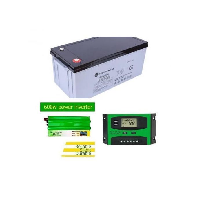 1 (27) Solarmax 100AH Solar Battery + Inverter + Charge Controller - Image 1