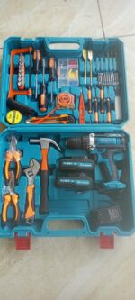 Makita 21V Cordless Electric Drill 47PC Screwdriver Tool Set
