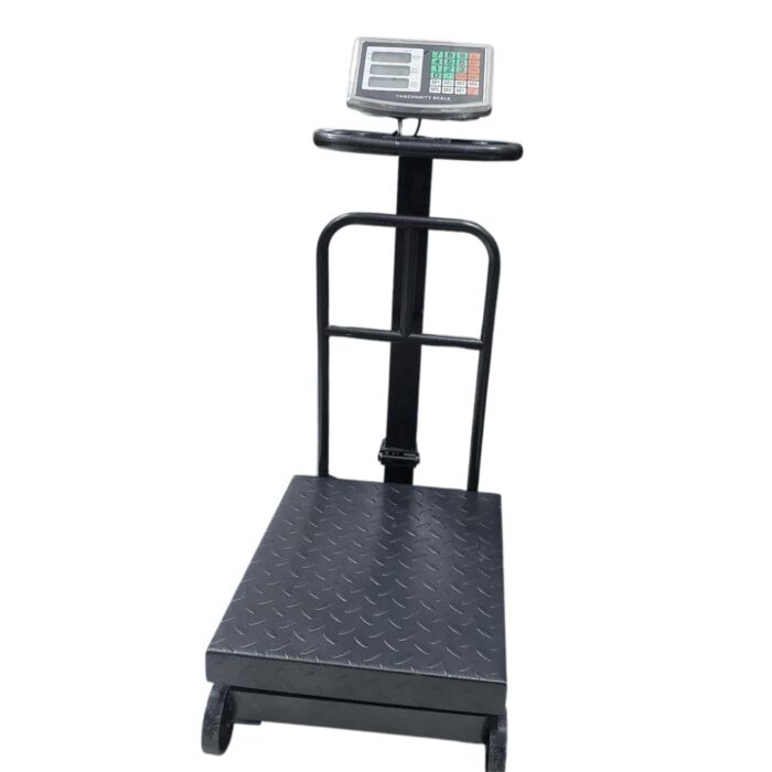150kg & 600kg Digital Platform Scale with Wheels - Image 1